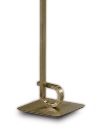 Cinto Floor Lamp 175cm, 20W LED, 3000K, 1600lm Dimmable, Antique Brass - thumbnail 3