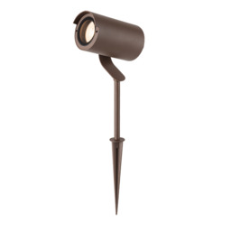 Zambelis Outdoor Spike Dark Brown 1xGU10 IP65 - thumbnail 1