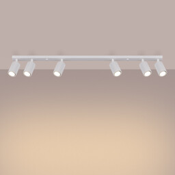 Karbon Minimalist Spotlight Bar 6 Light White - thumbnail 3