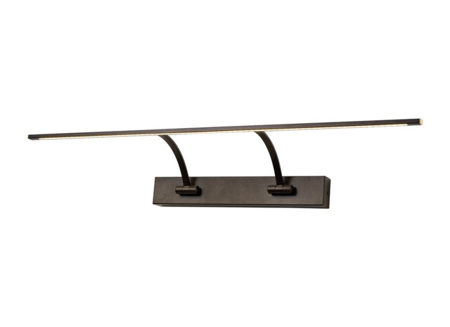 Walton Small 2 Arm Wall Lamp, Picture Light, 1 x 14W LED, 3000K, 1070lm, Sand Black, 3yrs Warranty - image 1