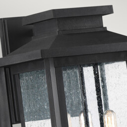 Quoizel Wakefield Outdoor Wall Lantern Earth Black, IP44 - thumbnail 2