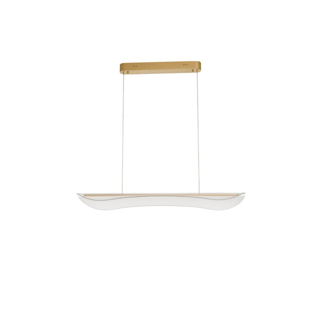 Agos Integrated LED Pendant Ceiling Light Gold Aluminium LED 33W 2561Lm 3000K - image 1
