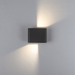 Zambelis Outdoor Up Down Wall Lamp Sandy Black LED 3000-4000K IP65 - thumbnail 5