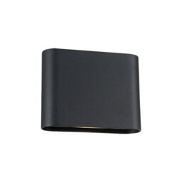 Zambelis Outdoor Up Down Wall Lamp Sandy Black LED 3000-4000K IP65 - thumbnail 1