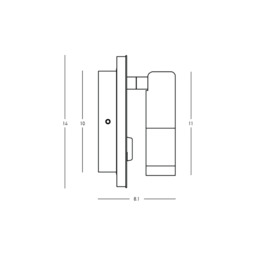 Zambelis Reading Wall Light Black Matt LED 3000K 3W+6W - thumbnail 3