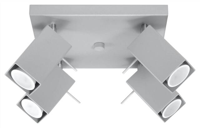 Merida 4 Light Spotlight Cluster Grey, GU10 - image 1