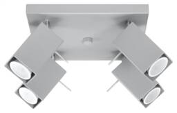 Merida 4 Light Spotlight Cluster Grey, GU10 - thumbnail 1