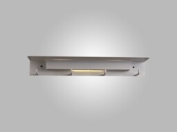 Fuerteventura Wall Lamp Coat Rack, 9W LED, 3000K, 600lm, Matt White - thumbnail 3