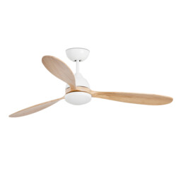 Poros LED Ceiling Fan 132cm White 3 Blades 15W 3000K - thumbnail 1