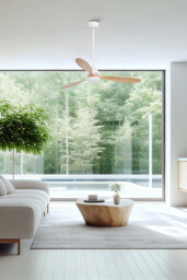 Poros LED Ceiling Fan 132cm White 3 Blades 15W 3000K - thumbnail 2