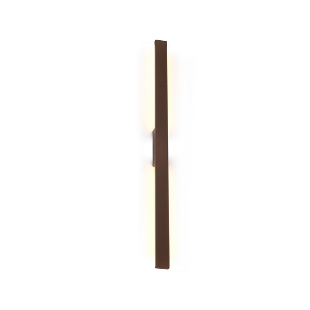 Lotus 1.2m Wall Lamp, 18W LED, 3000K, 1900lm, IP54, Rust Brown, 3yrs Warranty - image 1