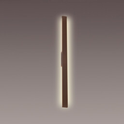 Lotus 1.2m Wall Lamp, 18W LED, 3000K, 1900lm, IP54, Rust Brown, 3yrs Warranty - thumbnail 2