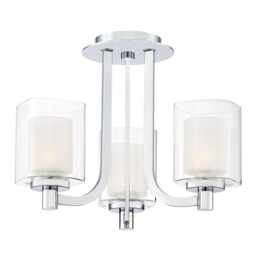 Quoizel Kolt Globe Ceiling Light Polished Chrome, IP44 - thumbnail 1