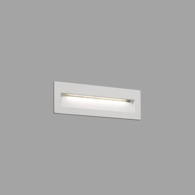Nat Outdoor Led Recessed Wall Light White IP65 - image 1