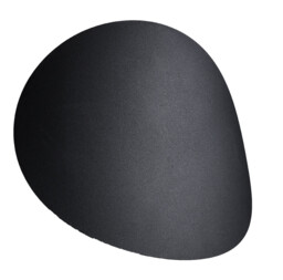 Senses Flush Wall Lamp Black G9 - thumbnail 1
