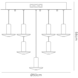 Troy Pendant Round 13 Light G4 Polished Chrome/Crystal, NOT LED/CFL Compatible - thumbnail 5