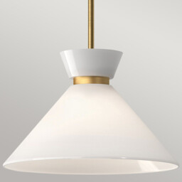 Alora Mood Halston Dome Pendant Ceiling Light Contemporary Brushed Gold 1x E27 - thumbnail 5