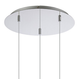 Talia Pendant Round, 3 Light G9, Polished Chrome/Silver/Clear Glass - thumbnail 5