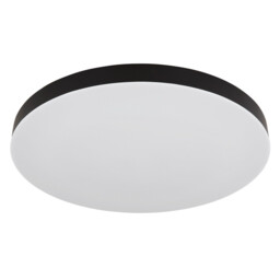 Matthew 50cm Round Flush Ceiling Light Matt Black LED 3000-6500K - thumbnail 2
