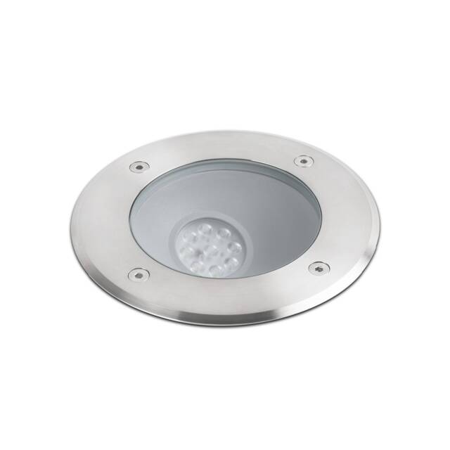 Salt LED Outdoor Recessed Spotlight Matt Nickel IP67 - image 1