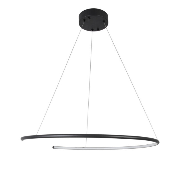 Breda Integrated LED Pendant Ceiling Light Sandy Black Aluminium LED 30W 1480Lm 3000K - image 1