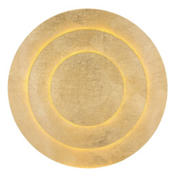 Heda 35cm Integrated LED Semi Flush Ceiling Light Gold Colors LED 3000K - thumbnail 3