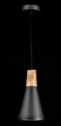 Bicones Dome Ceiling Pendant Lamp Grey, 1 Light, E27 - thumbnail 3
