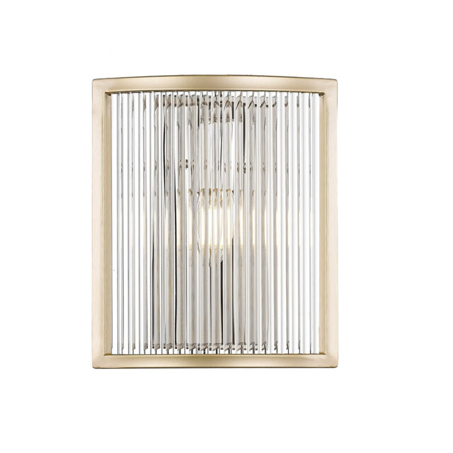 Sergio Flush Wall Lamp, Gold, 1x E14