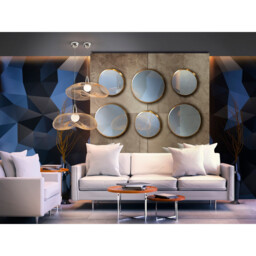 Forma Wire Frame Pendant Ceiling Light Chrome, Shiny Gold, E27 - thumbnail 2