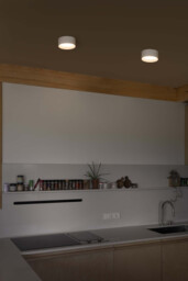 Mizu 15W Surface Mounted Downlight Black Matt White 2700K - thumbnail 2