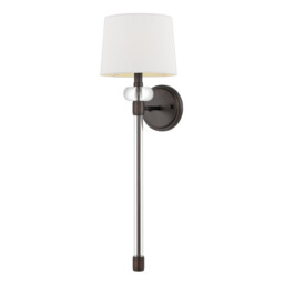 Quoizel Barbour Wall Lamp with Shade Harbor Bronze - thumbnail 1