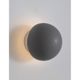 Netune Integrated LED Wall Lamp Grey Concrete, White Aluminium LED 6W 160Lm 3000K - thumbnail 3