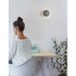 Netune Integrated LED Wall Lamp Grey Concrete, White Aluminium LED 6W 160Lm 3000K - thumbnail 5