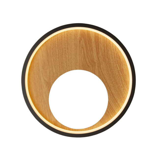 Curio Wall Light Black, Wood - image 1