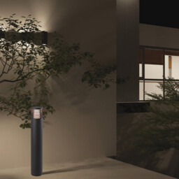 Zambelis Outdoor Bollard Graphite LED 3000K IP65 10W - thumbnail 2