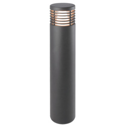 Zambelis Outdoor Bollard Graphite LED 3000K IP65 10W - thumbnail 1