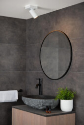 Taylor Modern Ceiling Spotlight Bathroom - LED Dim to warm - GU10 - 1x5W 2200K/3000K - IP44 - White - thumbnail 5