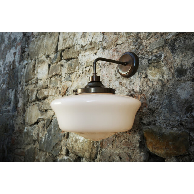 Anath Bathroom Wall Light, Antique Brass, IP44 - image 1