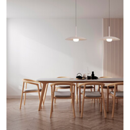 Lidia 40cm Rise And Fall Pendant, 12W LED, 3000K, 1500lm, Matt Gold, 3yrs Warranty - thumbnail 5