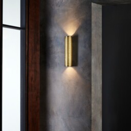 Ava Coastal Outdoor LED Up Down Wall Light Stainless Steel IP44, GU10 - thumbnail 5