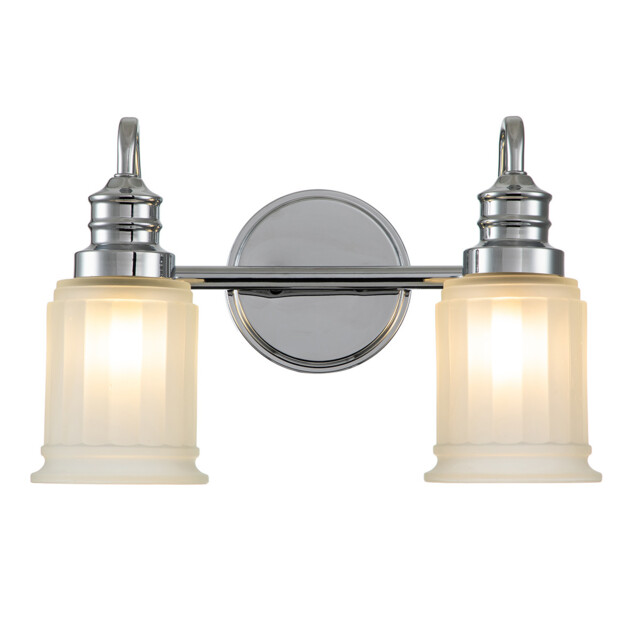 Quoizel Swell Wall Lamp Polished Chrome, IP44 - image 1
