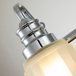 Quoizel Swell Wall Lamp Polished Chrome, IP44 - thumbnail 2