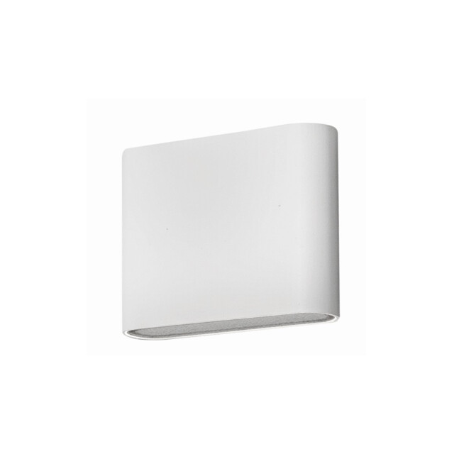 Soho 2 Light Outdoor Up Down Wall Lamp Sandy White Aluminium Glass LED 2x3W 480Lm 3000K IP54 - image 1