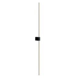 Maytoni Pars Up Down Wall Lamp Black, Gold Integrated LED 3000K - thumbnail 1