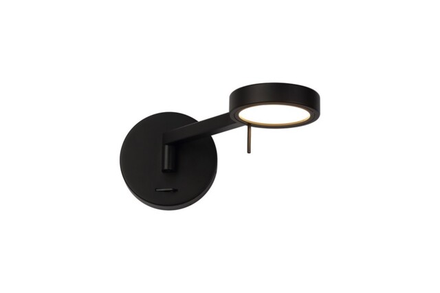 Newburgh Adjustable Wall Lamp , Reader, 1 x 8W LED, 3000K, Sand Black - image 1