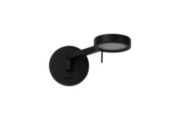 Newburgh Adjustable Wall Lamp ,  Reader, 1 x 8W LED, 3000K, Sand Black - thumbnail 3