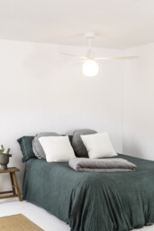 Amelia 132cm Ceiling Fan LED Globe White - thumbnail 2