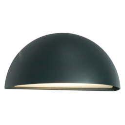Halden Outdoor Down Wall Light, Graphite, IP65, E27 - thumbnail 1
