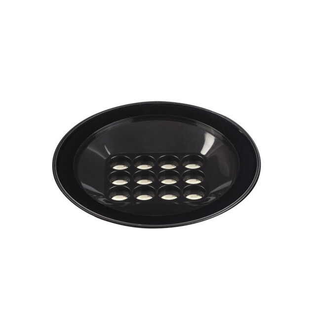 Tras-25 Led Black Outdoor Recessed Ground Lamp 40º 3000K IP67