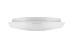 LED Flush Ceiling / Wall Light 12W 4000K 1056lm IK10 Sensor Matt White IP54 - thumbnail 2